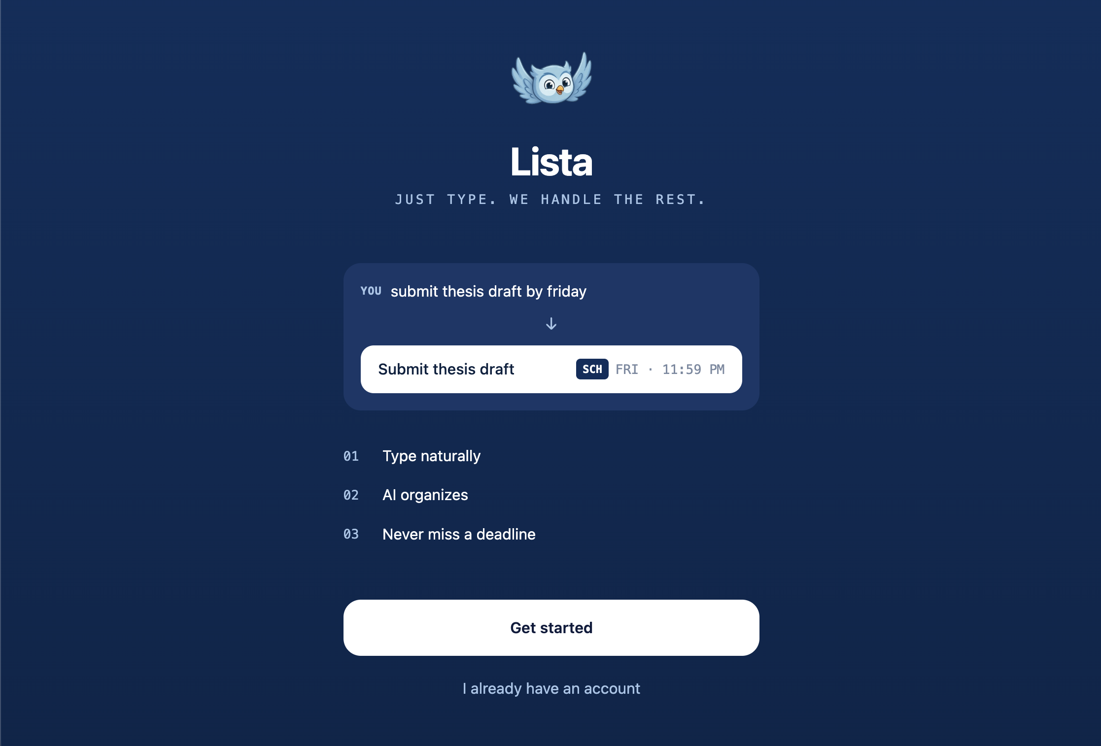 Lista app preview